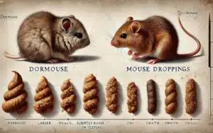 foto feci di ghiro e differenza con quella dei topi