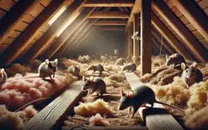 foto ratti e roditori nella soffitta