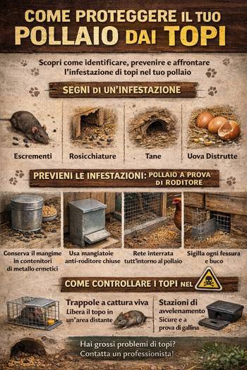 infografica topi nel pollaio